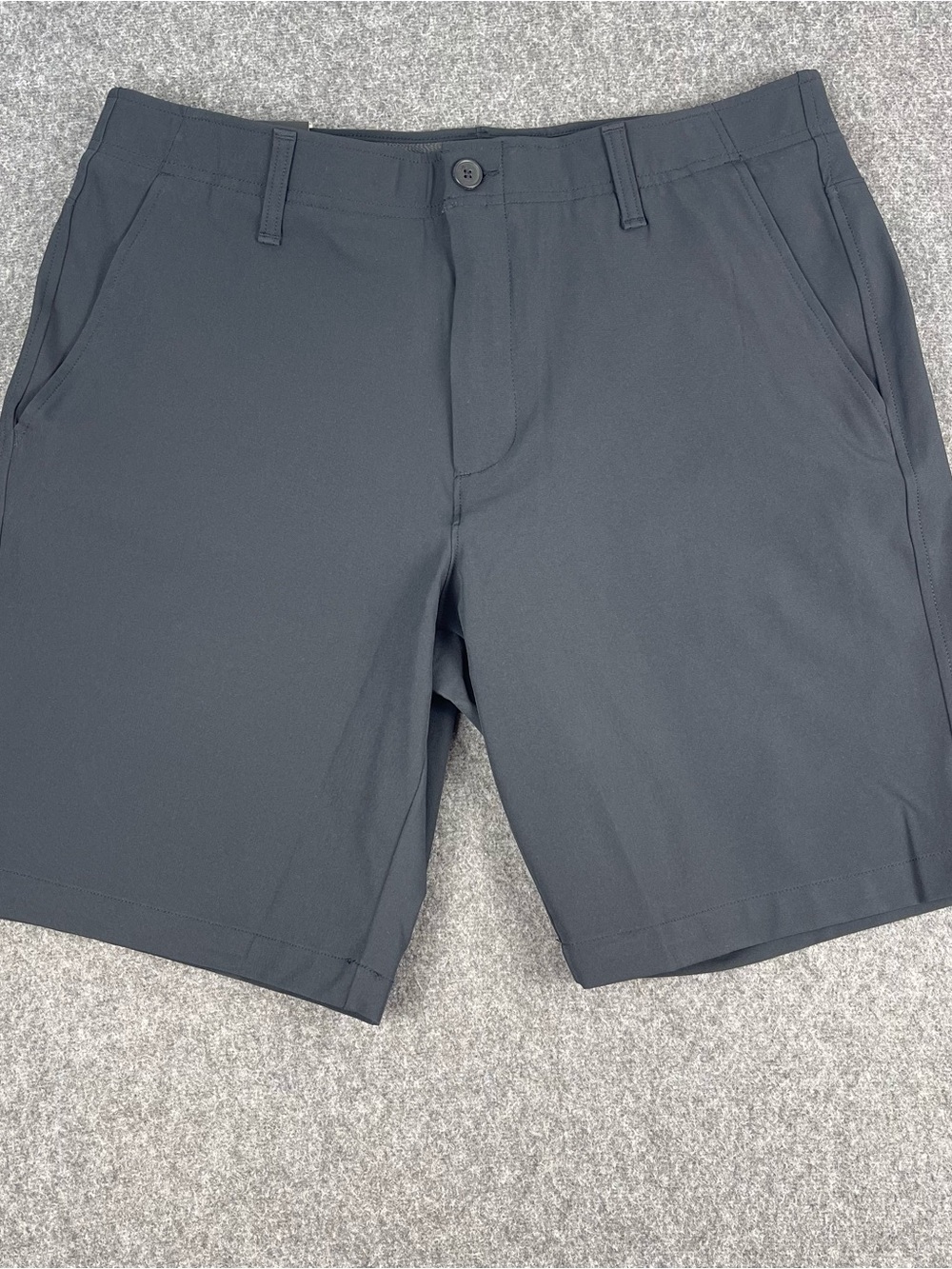 UA Under Armour Golf Tech Chino Shorts Mens 36x10 Dark Gray NEW